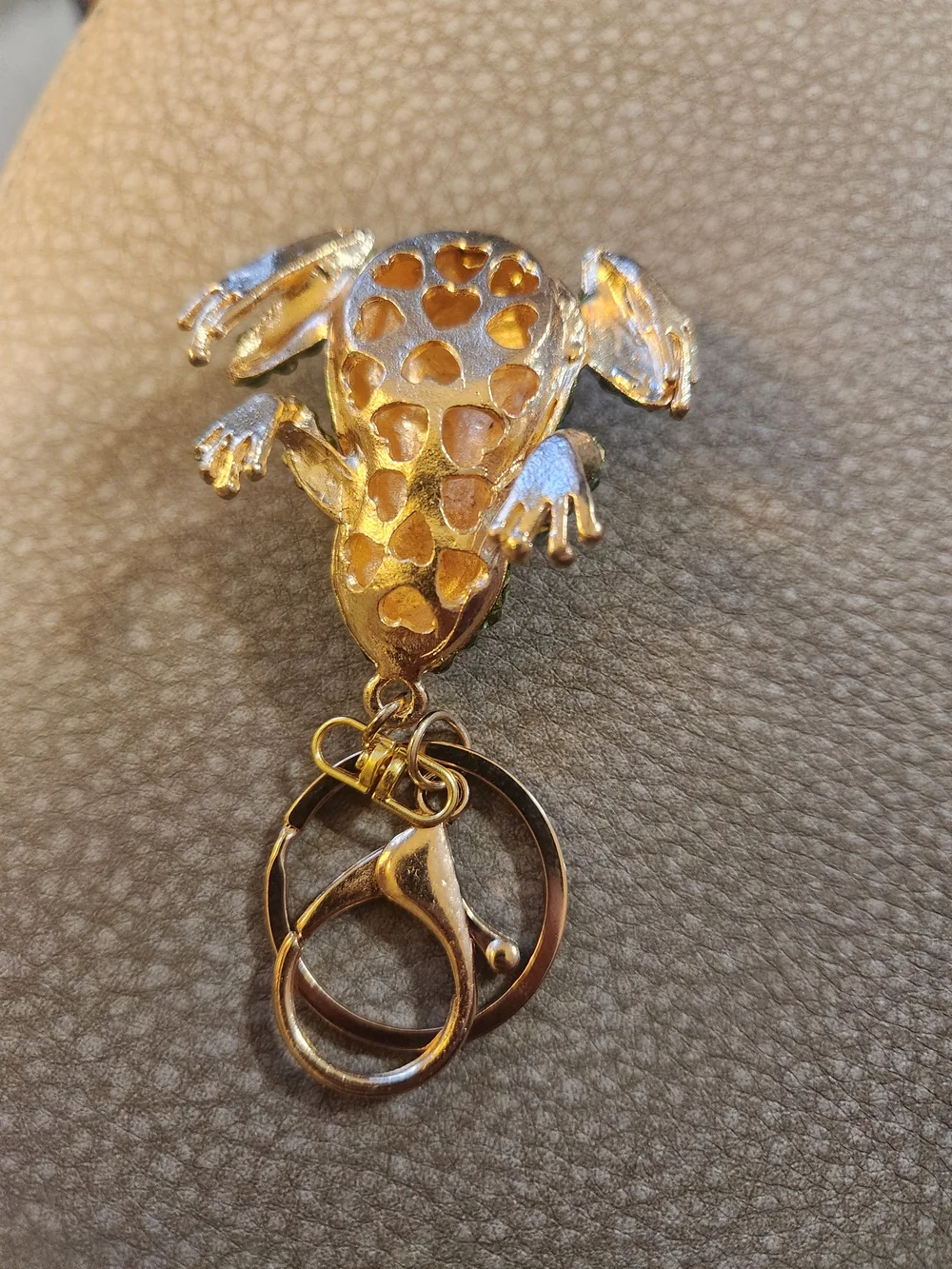 Green  Frog Keychain /bag Charm